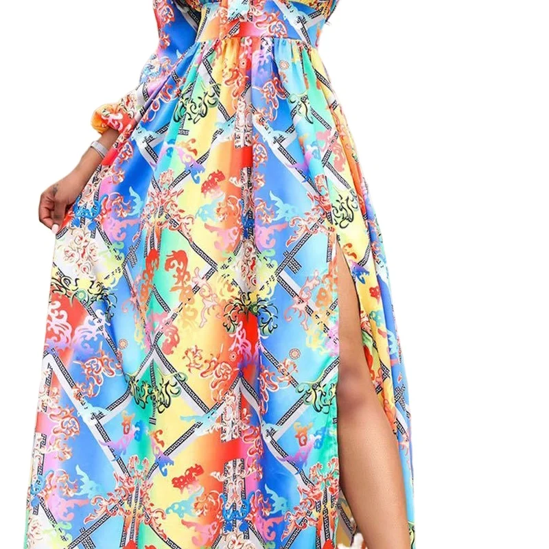 2021 Spring and Summer Women's Casual One-neck Off-the-shoulder Printed Long Skirt with Big Swings Retro Sexy Ladies Dress WE09
2021 Spring and Summer Women's Casual One-neck Off-the-shoulder Printed Long Skirt with Big Swings Retro Sexy Ladies Dress WE09