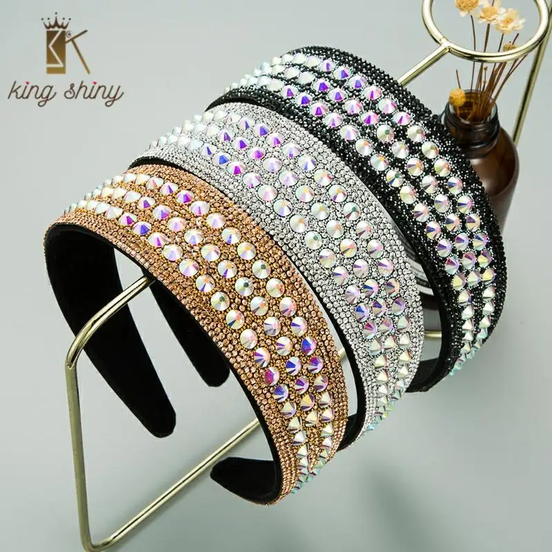 Temperament Korean Full Shiny Crystal Headband for Woman Elegant Sparkly Rhinestone Diamond Hairband Girl Party Hair Accessories
Temperament Korean Full Shiny Crystal Headband for Woman Elegant Sparkly Rhinestone Diamond Hairband Girl Party Hair Accessories