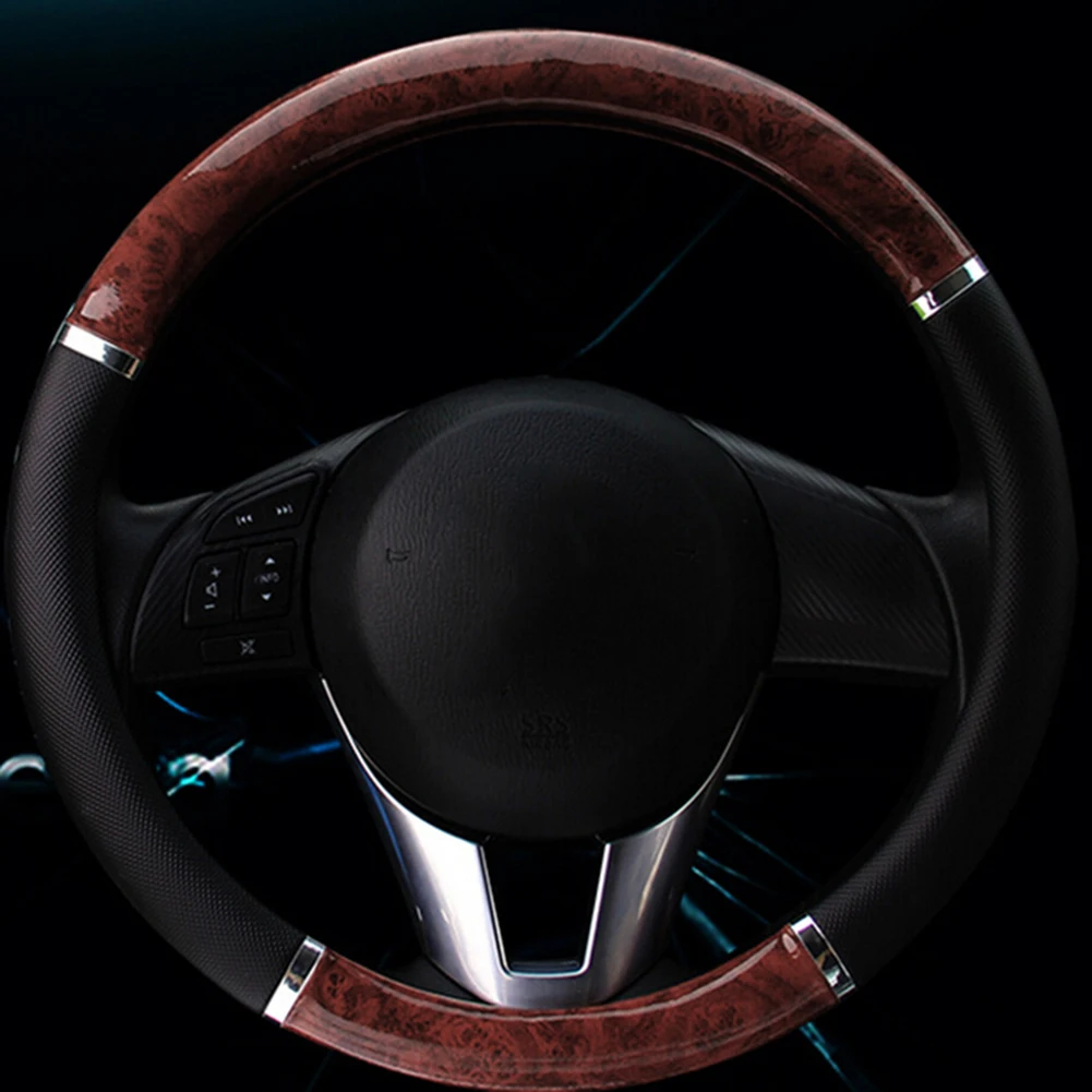 Anti-skid Car Mahogany Steering Wheel Non-slip Durable 38cm 1pcs Auto Deluxe Tool Replaces Stock Latest Gift Useful Cover
Anti-skid Car Mahogany Steering Wheel Non-slip Durable 38cm 1pcs Auto Deluxe Tool Replaces Stock Latest Gift Useful Cover