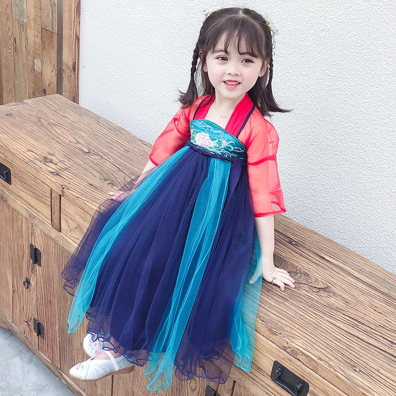 Ming-Made Hanfu Girl's Chinese Style Improved Children's Hanfu Girl's Performance Costume Immortal dress Summer
Ming-Made Hanfu Girl's Chinese Style Improved Children's Hanfu Girl's Performance Costume Immortal dress Summer