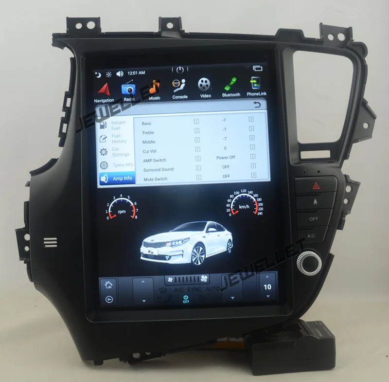 12.1" tesla style vertical screen android 9.0 Six core Car GPS radio Navigation for Kia K5 Optima 2011-2013
12.1" tesla style vertical screen android 9.0 Six core Car GPS radio Navigation for Kia K5 Optima 2011-2013