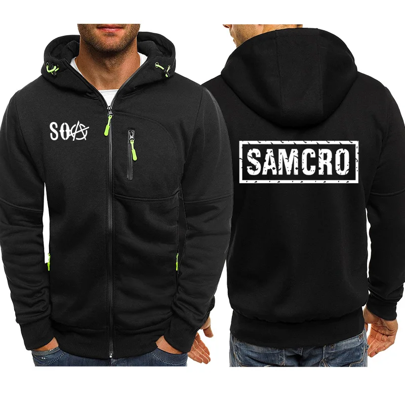 SOA Sons of anarchy the child new Fashion SAMCRO Men Sportswear Zipper Hoodies Male Casual Sweatshirt Fleece Hip Hop
SOA Sons of anarchy the child new Fashion SAMCRO Men Sportswear Zipper Hoodies Male Casual Sweatshirt Fleece Hip Hop