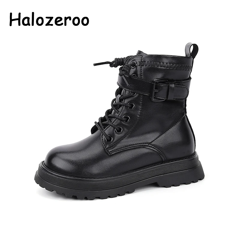 Kids Boots Autumn New Children Rome Pu Leather Shoes Baby Girls Fashion Boots Boys Brand Ankle Shoes Martin Boots Black Platform
Kids Boots Autumn New Children Rome Pu Leather Shoes Baby Girls Fashion Boots Boys Brand Ankle Shoes Martin Boots Black Platform