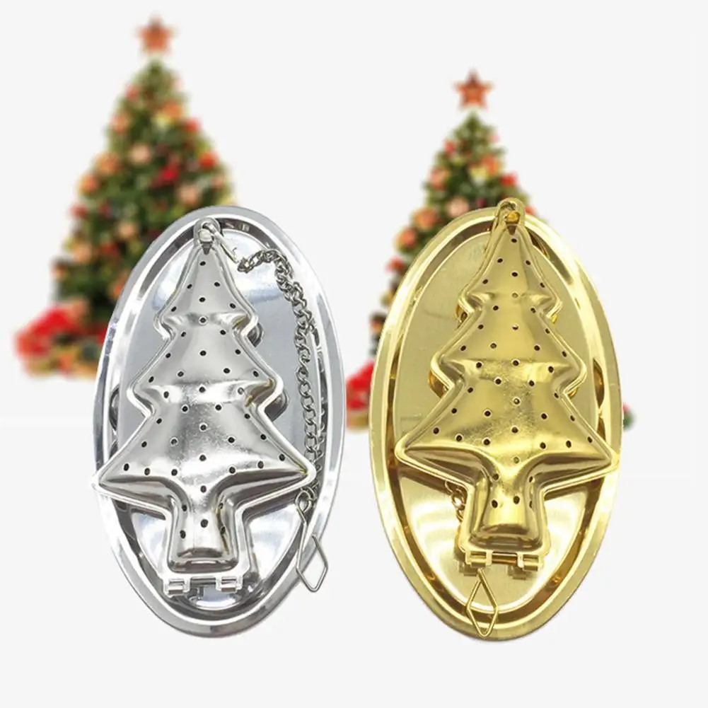Reusable Tea Herbal Strainer Filter Tea Bag Steel Cooking Spices Infuser Seasoning Ball Teapot Christmas Tree Shape
Reusable Tea Herbal Strainer Filter Tea Bag Steel Cooking Spices Infuser Seasoning Ball Teapot Christmas Tree Shape