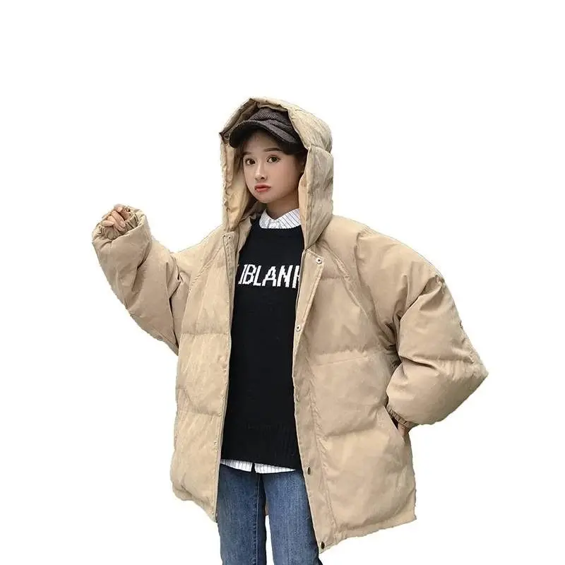 Winter Jacket Cotton Women 2020 New Loose Hooded Women Parka Coat Fashion Warm Thick Women's Jackets Leisure Women's Clothing 
Winter Jacket Cotton Women 2020 New Loose Hooded Women Parka Coat Fashion Warm Thick Women's Jackets Leisure Women's Clothing