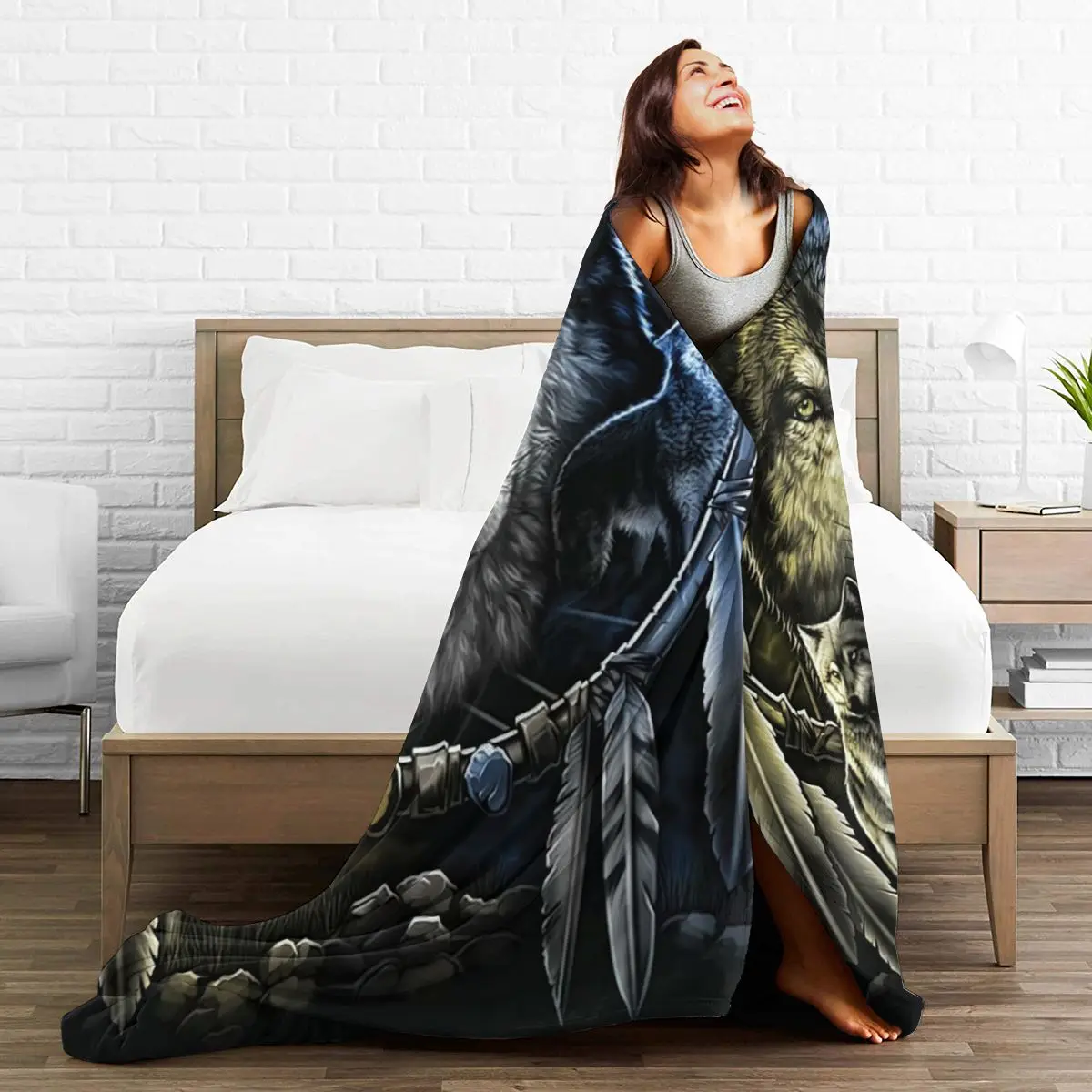 Ultra-Soft Micro Fleece Blanket Cartoon blanket, bedding, wool blanket with 3D printed symbol of cartoon white Wolf
Ultra-Soft Micro Fleece Blanket Cartoon blanket, bedding, wool blanket with 3D printed symbol of cartoon white Wolf