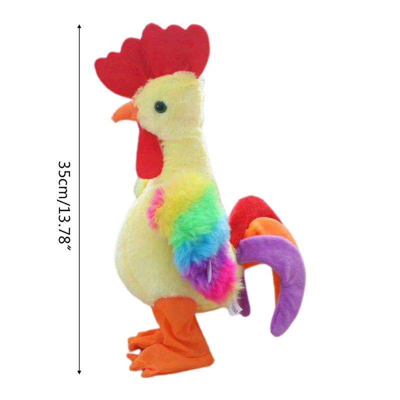 Robot Chicken Pet Toys Electronic Screaming Rooster Electric Funny Dance Sing Soft Plush Toy Music Animal for Kids Gift
Robot Chicken Pet Toys Electronic Screaming Rooster Electric Funny Dance Sing Soft Plush Toy Music Animal for Kids Gift