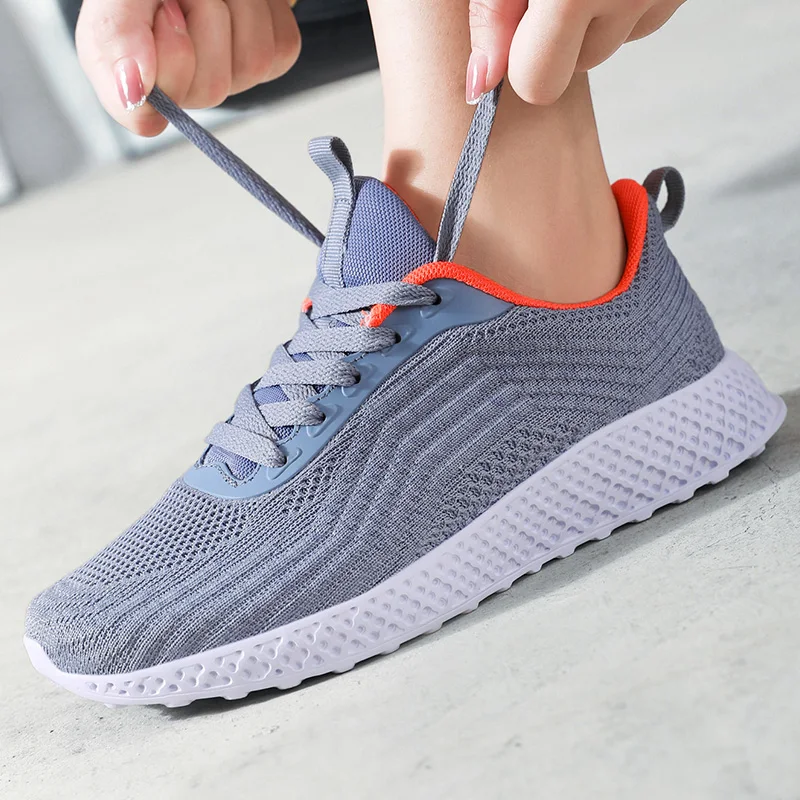 Weideng Women's Sneakers Mesh Surface MD Sole Lace Up Round Toe Elastic Soft Flats Bottom Ventilation Shoes Comfortable Spring
Weideng Women's Sneakers Mesh Surface MD Sole Lace Up Round Toe Elastic Soft Flats Bottom Ventilation Shoes Comfortable Spring