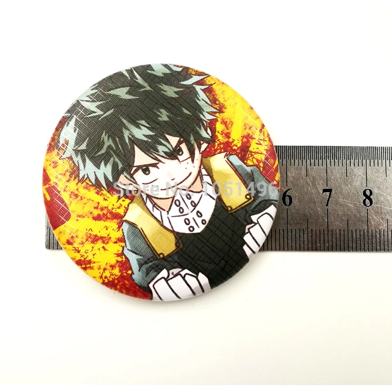 (9 шт./компл.) Аниме свидание прямая пластиковая брошь Tokisaki Kurumi модный значок Yatogami