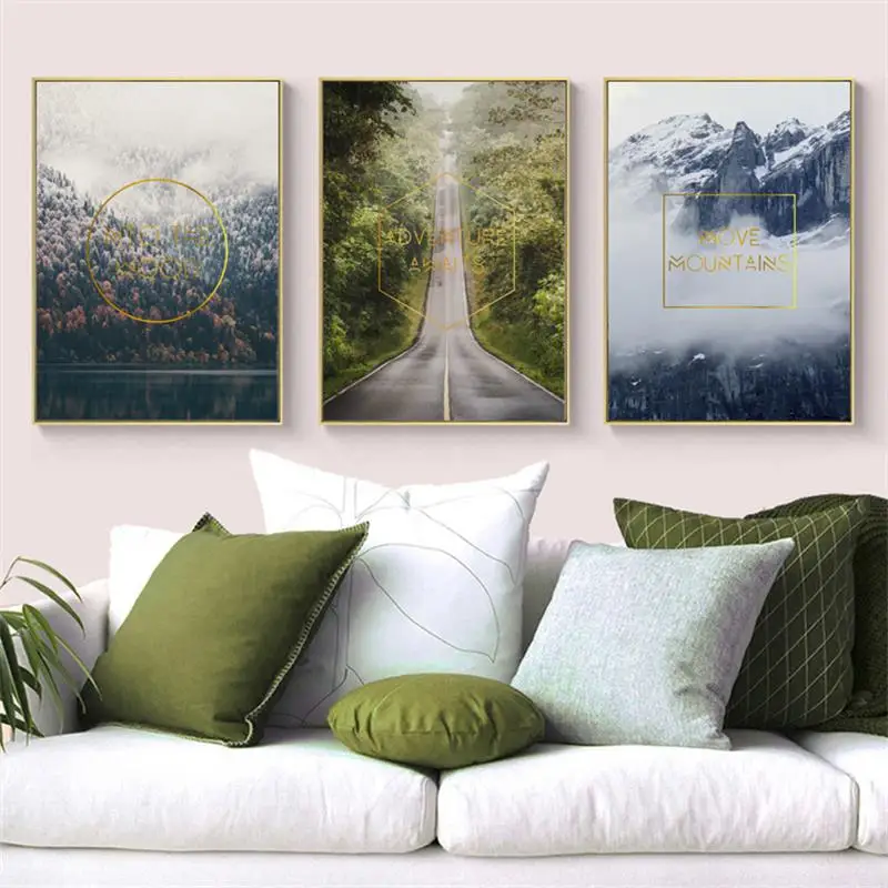 Forest Snow Mountain Road Natural Landscape Wall Art Canvas Painting Nordic Posters And Prints Wall Pictures For Living Room
Forest Snow Mountain Road Natural Landscape Wall Art Canvas Painting Nordic Posters And Prints Wall Pictures For Living Room