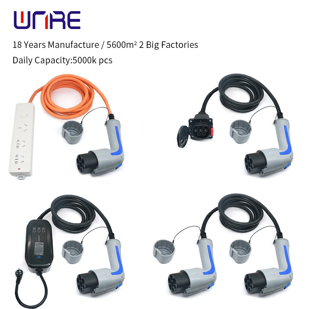 EV Charger 16A/32A 250V 3m/5m Portable Adjustable Controlle Electric Car Charging Stations AC Charging Gun
EV Charger 16A/32A 250V 3m/5m Portable Adjustable Controlle Electric Car Charging Stations AC Charging Gun