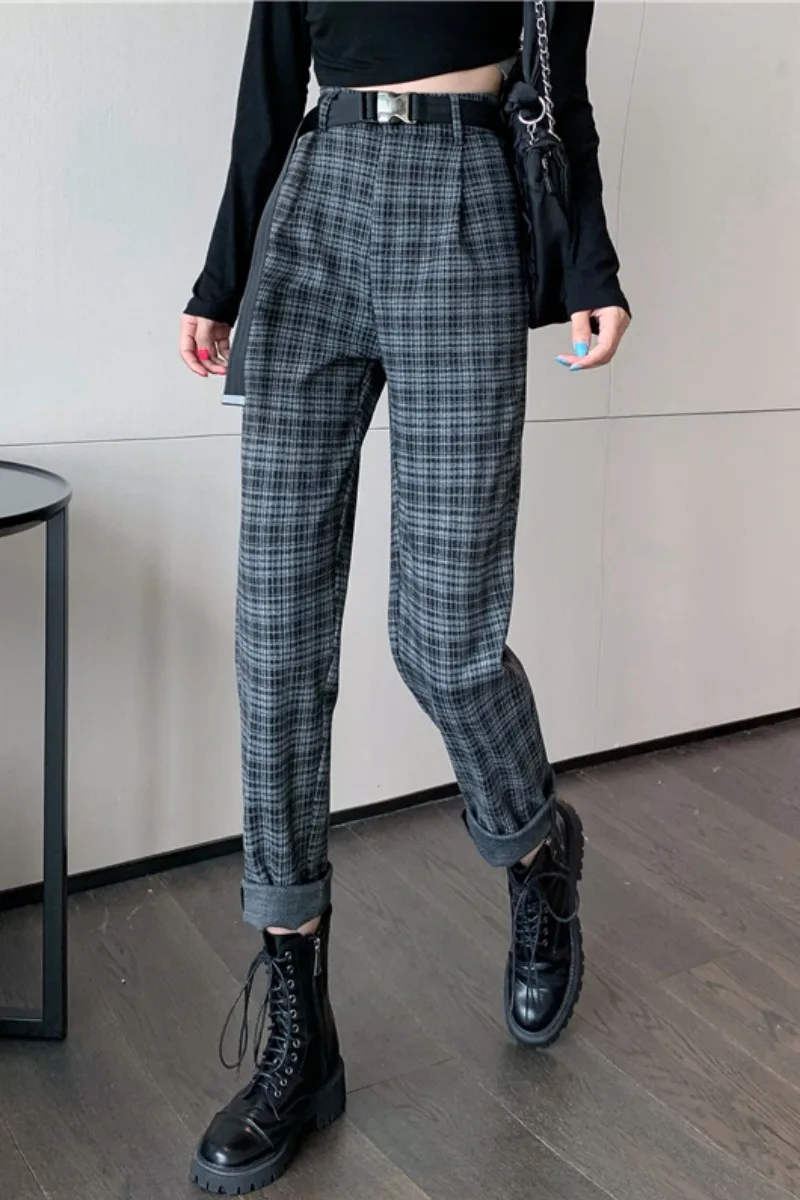 Chequered Tweed Pants Children Autumn Winter 2020 New Korean Loose Straight Pants High Waisted Slim Casual Pants
Chequered Tweed Pants Children Autumn Winter 2020 New Korean Loose Straight Pants High Waisted Slim Casual Pants