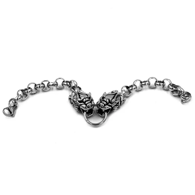Gothic Tiger Head Bracelet Stainless Steel Biker Bracelet Animal Tiger Mens Bracelet SJB0344
Gothic Tiger Head Bracelet Stainless Steel Biker Bracelet Animal Tiger Mens Bracelet SJB0344