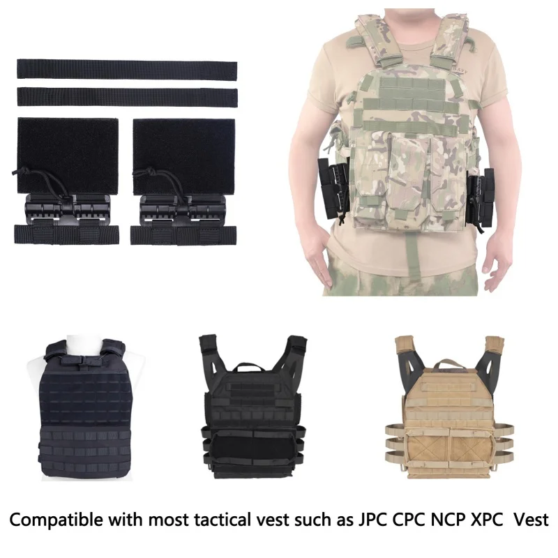 Тактический охотничий жилет, набор Быстросъемных пряжек для JPC CPC AVS Vest Molle, набор пряжек с крючком и петлей для снятия застежки
Тактический охотничий жилет, набор Быстросъемных пряжек для JPC CPC AVS Vest Molle, набор пряжек с крючком и петлей для снятия застежки