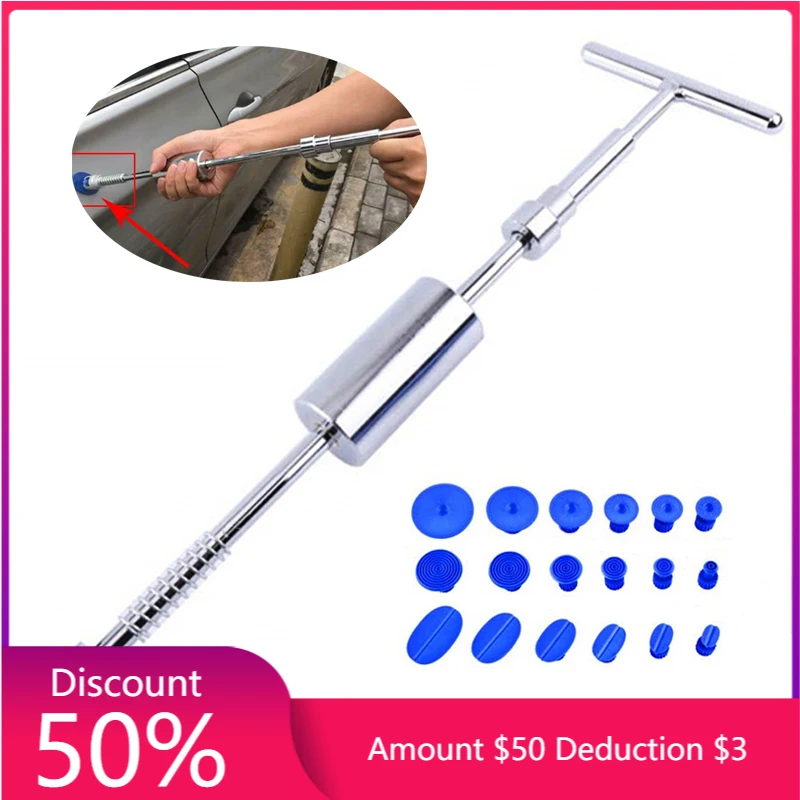 Auto Car Dent Repair Tools Car Paintless Dent Puller Repair Kit Removal Tool Kit Slide Hammer Reverse Hammer Glue 50cm/42cm
Auto Car Dent Repair Tools Car Paintless Dent Puller Repair Kit Removal Tool Kit Slide Hammer Reverse Hammer Glue 50cm/42cm