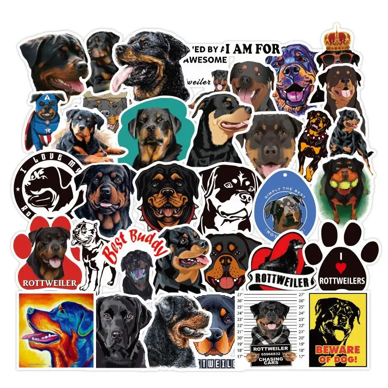 50pcs Rottweiler Pet Dog Graffiti Stickers 2-3.2in Waterproof Reusable Luggage Guitar Automobile Sticker Toys
50pcs Rottweiler Pet Dog Graffiti Stickers 2-3.2in Waterproof Reusable Luggage Guitar Automobile Sticker Toys