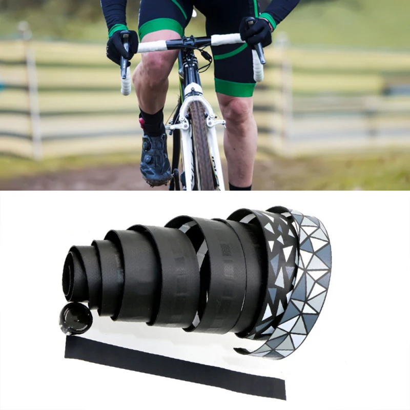 Road Bike Handlebar Tape Cork EVA PU Bicycle Bar Tape Professional Cycling Damping Anti-Vibration Wrap With 2 Bar Plug
Road Bike Handlebar Tape Cork EVA PU Bicycle Bar Tape Professional Cycling Damping Anti-Vibration Wrap With 2 Bar Plug