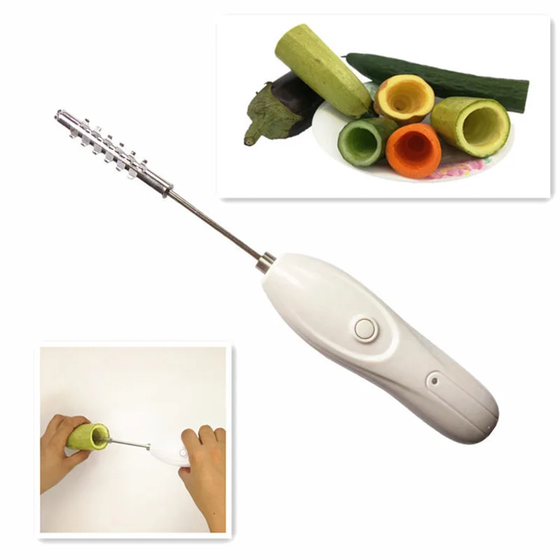 Electric Scraping Scale Machine 2 Cutter Head Vegetable Cutter With Handle Portable Spiralizer Tools Fruit Corer gemüse bohrer
Electric Scraping Scale Machine 2 Cutter Head Vegetable Cutter With Handle Portable Spiralizer Tools Fruit Corer gemüse bohrer