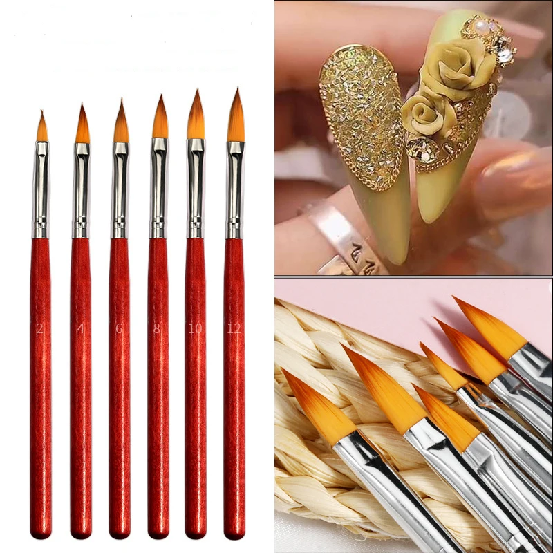 3/6/8 Pcs/set Professional Manicure UV Gel Brush Pen Nail Art Liner Brush Acrylic Liquid Powder Carving Flower Brush
3/6/8 Pcs/set Professional Manicure UV Gel Brush Pen Nail Art Liner Brush Acrylic Liquid Powder Carving Flower Brush