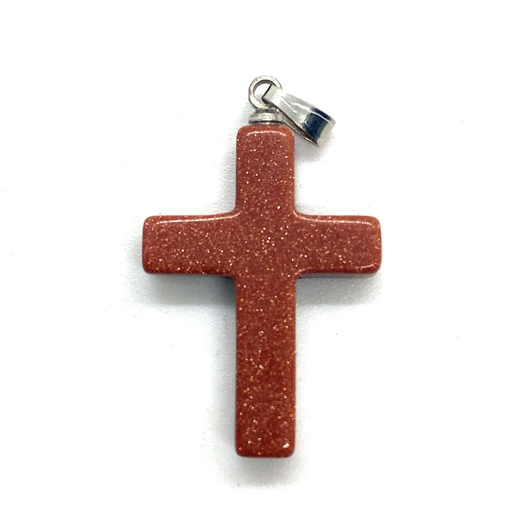 2pcs Exquisite Cross-shaped Natural Stone Pendant for DIY Jewelry Making Necklace Pendants, Bracelets and Earrings, Size 19x30mm
2pcs Exquisite Cross-shaped Natural Stone Pendant for DIY Jewelry Making Necklace Pendants, Bracelets and Earrings, Size 19x30mm