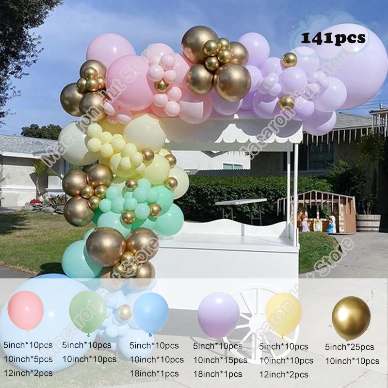 141pcs Macaron Pink Balloons Garland Latex Macaron Blue Balloon Arch Happy Birthday Decorations Events Decorations Party Kits
141pcs Macaron Pink Balloons Garland Latex Macaron Blue Balloon Arch Happy Birthday Decorations Events Decorations Party Kits
