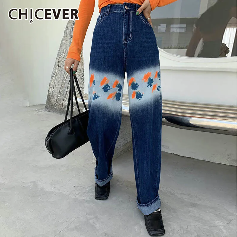 CHICEVER корейские модные широкие мешковатые джинсы с цветочным принтом для женщин с высокой талией цветные блочные свободные джинсовые брюки ...
CHICEVER корейские модные широкие мешковатые джинсы с цветочным принтом для женщин с высокой талией цветные блочные свободные джинсовые брюки ...