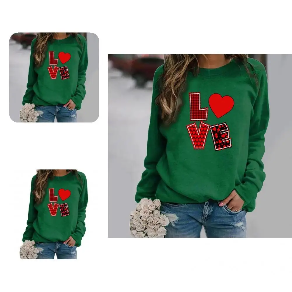 T-shirt Pullover O-Neck Shrink Resistant Love Printing Women Basic Sweatshirt Pullover Sweatshirt Sweatshirt Jumper
T-shirt Pullover O-Neck Shrink Resistant Love Printing Women Basic Sweatshirt Pullover Sweatshirt Sweatshirt Jumper
