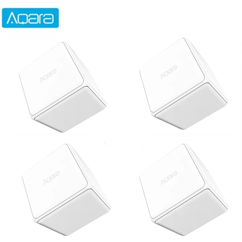 

Контроллер Aqara Magic Cube, Zigbee версия, управление приложением mi home для умного дома Xiaomi, умная розетка