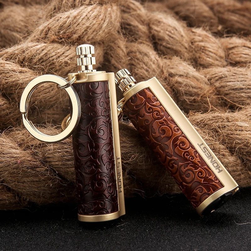 Permanent Match Kerosene Lighter Mini Lighter Windproof Cigarette Lighters Flints Cigar Smoking Accessories Gadgets for Men
Permanent Match Kerosene Lighter Mini Lighter Windproof Cigarette Lighters Flints Cigar Smoking Accessories Gadgets for Men