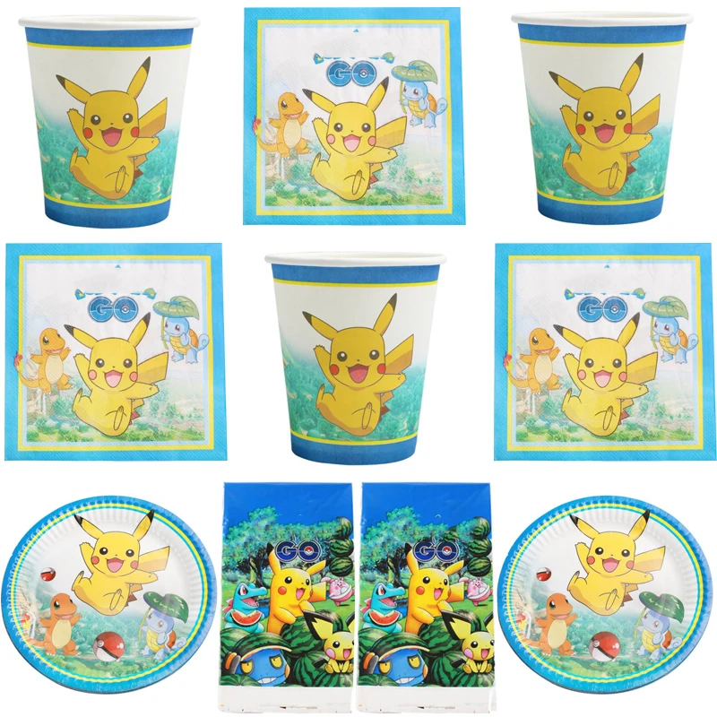 Pikachu Pokemon Birthday Party Baby Shower Towels Tablecloth Plates Cups Girls Kids Favors Decoration Events Supplies 61pcs/lot
Pikachu Pokemon Birthday Party Baby Shower Towels Tablecloth Plates Cups Girls Kids Favors Decoration Events Supplies 61pcs/lot