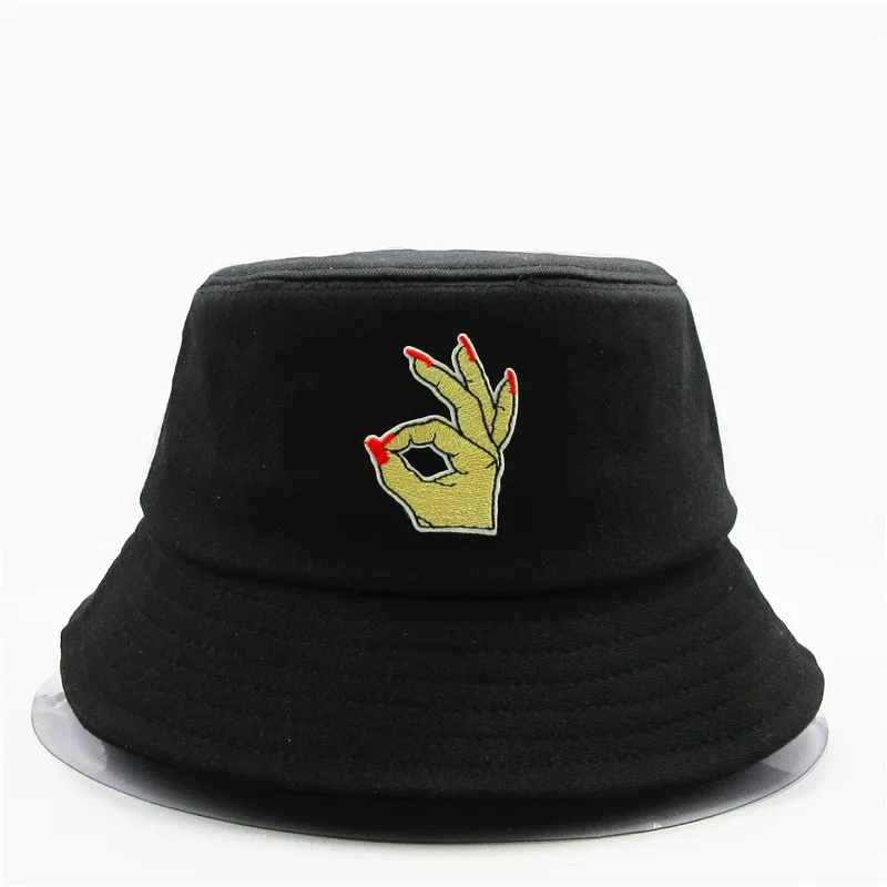 LDSLYJR ok gesture embroidery cotton Bucket Hat Fisherman Hat outdoor travel hat Sun Cap Hats for men and Women 296
LDSLYJR ok gesture embroidery cotton Bucket Hat Fisherman Hat outdoor travel hat Sun Cap Hats for men and Women 296