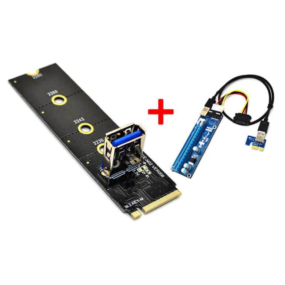 M.2 to PCI-E X16 Slot Adapter Card NGFF Pcie Riser Card NVME VGA Extension Cable 4Pin 6Pin SATA for Miner Mining
M.2 to PCI-E X16 Slot Adapter Card NGFF Pcie Riser Card NVME VGA Extension Cable 4Pin 6Pin SATA for Miner Mining