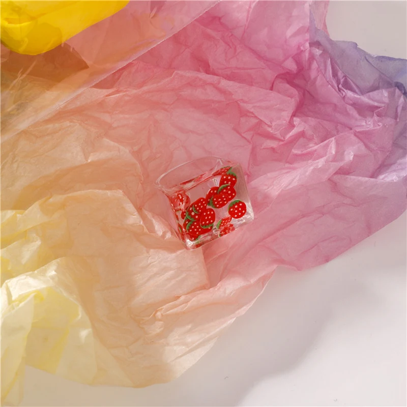 Korea Fashion Vintage Simple Aesthetic Acetate Colorful Fruit Acrylic Thick Round Rings For Women Girls Jewelry Accessories Gift
Korea Fashion Vintage Simple Aesthetic Acetate Colorful Fruit Acrylic Thick Round Rings For Women Girls Jewelry Accessories Gift
