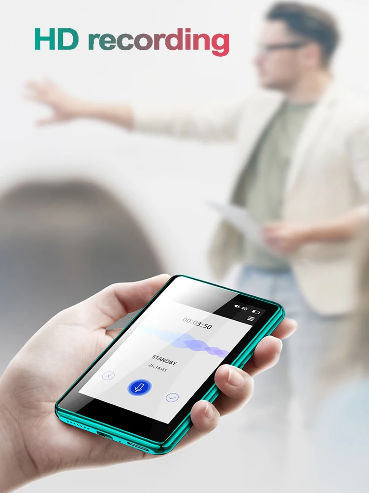 Полноэкранный музыкальный проигрыватель с Bluetooth mp4-плеером 4 0 дюйма встроенным