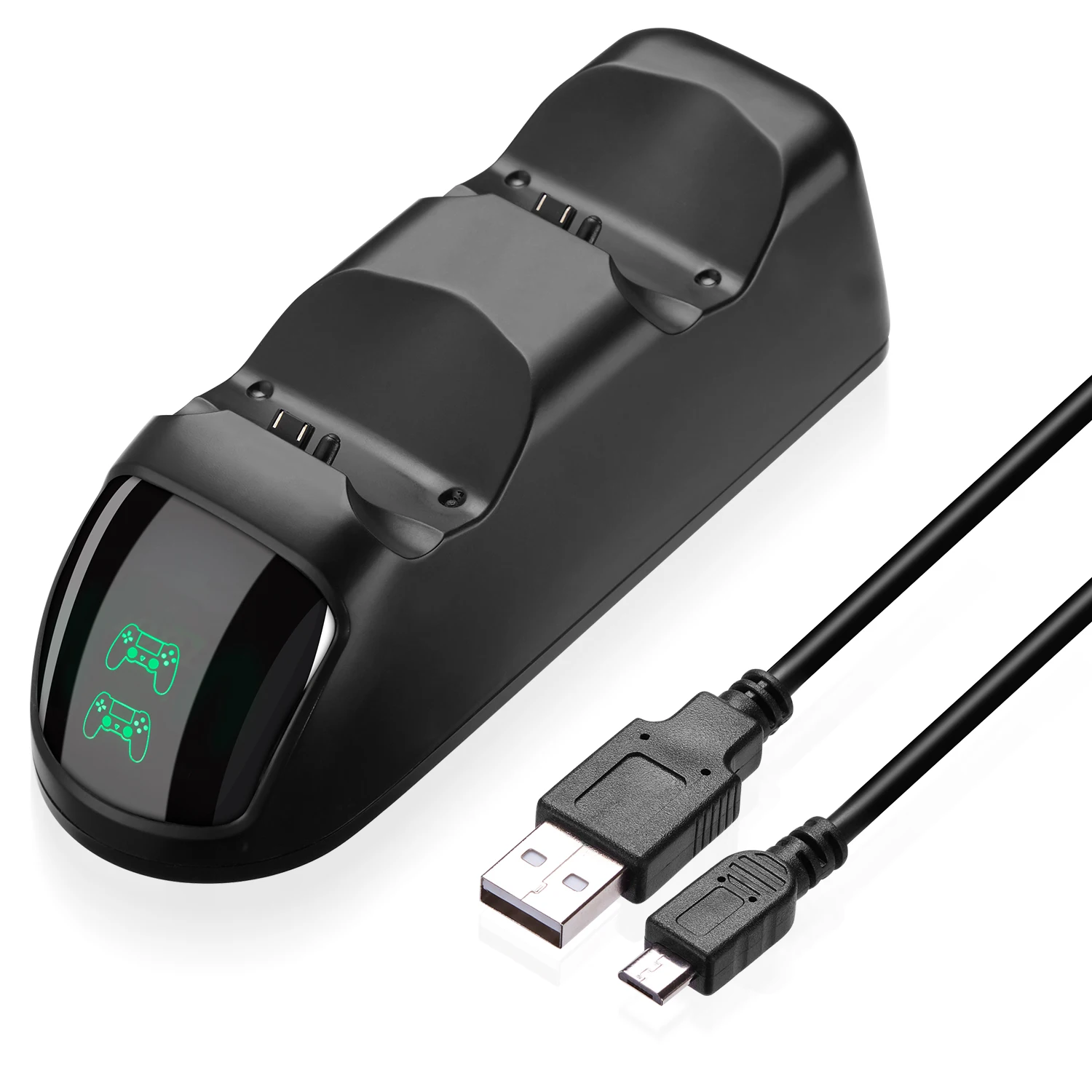 Dual Charger for PS4 Controller Fast Charging Station With Micro USB Charging Dongles Charge Dock for Sony Playstation 4
Dual Charger for PS4 Controller Fast Charging Station With Micro USB Charging Dongles Charge Dock for Sony Playstation 4