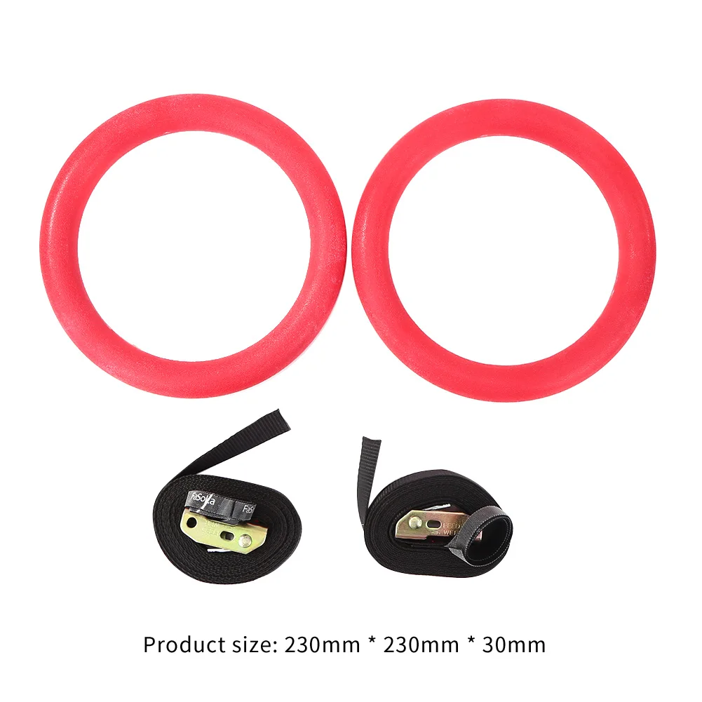 Convenient 1pair ABS Plastic Gymnastic Ring Multi-functional Practical Exercise Workout Pull Up Muscle Training Circle
Convenient 1pair ABS Plastic Gymnastic Ring Multi-functional Practical Exercise Workout Pull Up Muscle Training Circle