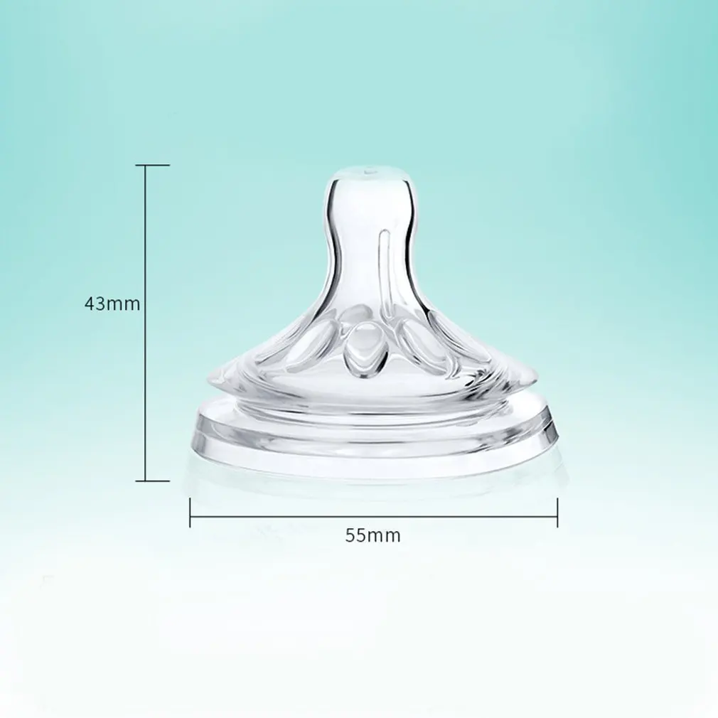 Infant Silicone Pacifier Non-Toxic Safe Baby Teats Nipples Transparent Soft Simple Baby Feeding Tool
Infant Silicone Pacifier Non-Toxic Safe Baby Teats Nipples Transparent Soft Simple Baby Feeding Tool