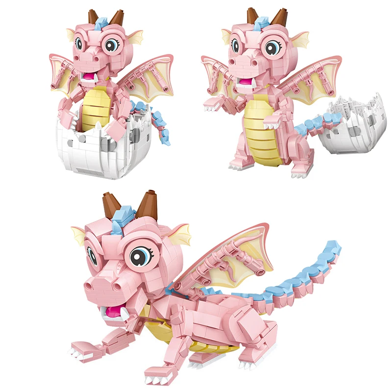 Creative Mini Pink Baby Dragon Building Blocks DIY Assembled Anime Figures Bricks Toys For Children Collection Decor Gift
Creative Mini Pink Baby Dragon Building Blocks DIY Assembled Anime Figures Bricks Toys For Children Collection Decor Gift