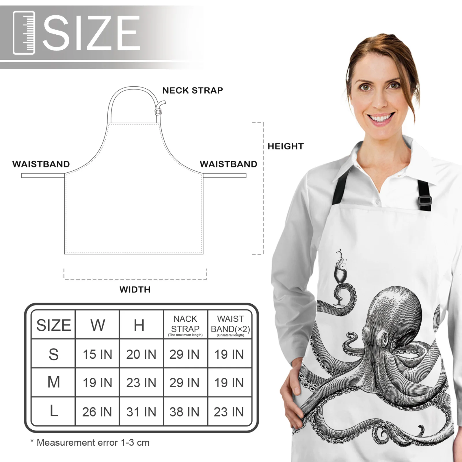 Octopus Champagne Drink White Printed Kitchen Cooking Baking Aprons Canvas Sleeveless For Women Man Kids Home Delantal Cocina
Octopus Champagne Drink White Printed Kitchen Cooking Baking Aprons Canvas Sleeveless For Women Man Kids Home Delantal Cocina