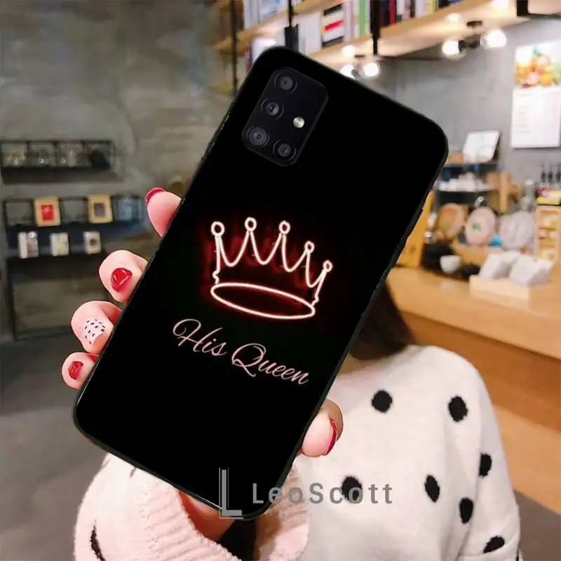 King Queen crown cute pattern Phone Case For Samsung A50 A51 A52 A71 A31 A21S S8 S9 S10 S20 S21 Plus Fe Ultra
King Queen crown cute pattern Phone Case For Samsung A50 A51 A52 A71 A31 A21S S8 S9 S10 S20 S21 Plus Fe Ultra