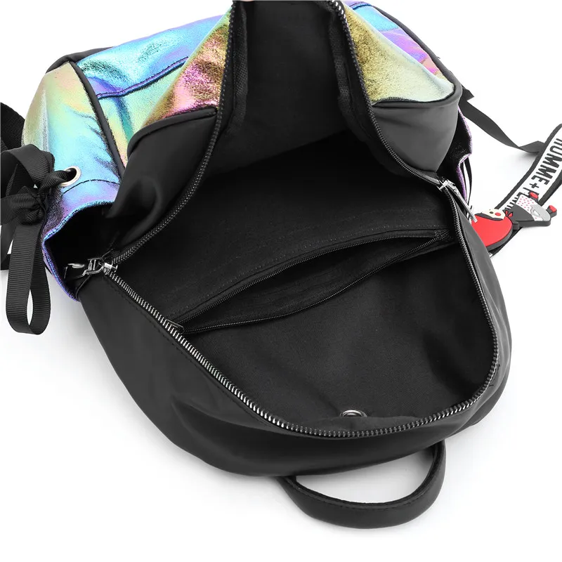 Fashion Holographic Backpack Women Daypack Mirror Reflective Laser School Bag For Teenagers Girls Shining Backpacks Schoolbag
Fashion Holographic Backpack Women Daypack Mirror Reflective Laser School Bag For Teenagers Girls Shining Backpacks Schoolbag