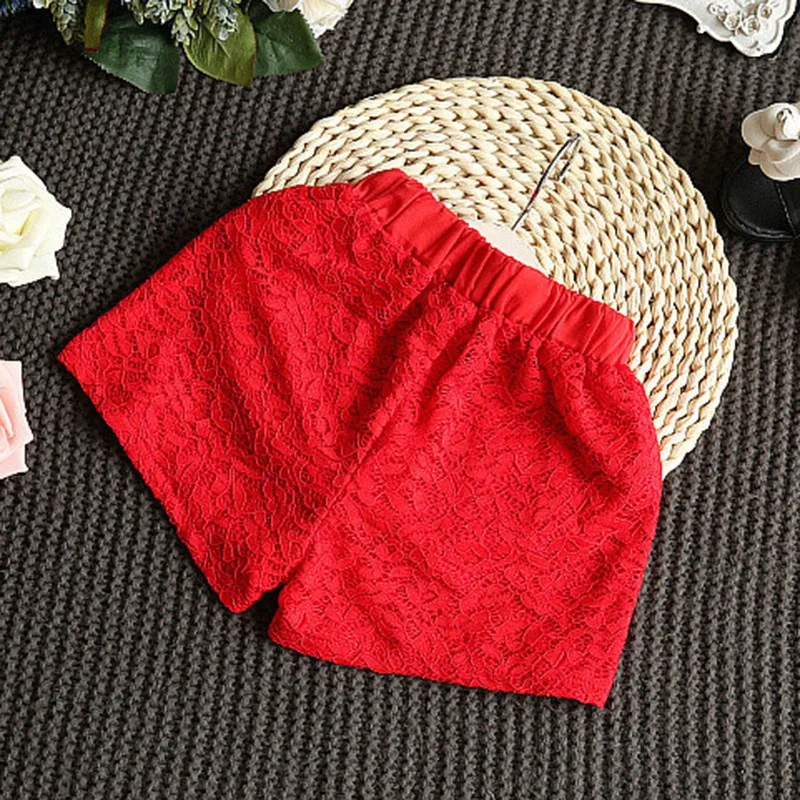 Fashion Girls Clothes New Summer Lace Short Sleeve T-shirt+shorts Two-Piece Set Kids Clothes
Fashion Girls Clothes New Summer Lace Short Sleeve T-shirt+shorts Two-Piece Set Kids Clothes
