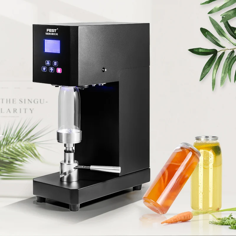 FEST intelligent manual can sealing machine beverage smart sealer canning milk tea coffee drink soda bottle can seamer
FEST intelligent manual can sealing machine beverage smart sealer canning milk tea coffee drink soda bottle can seamer