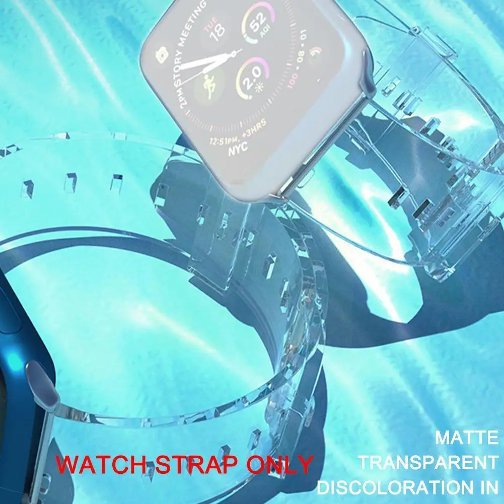 Transparent Smart Watch Bracelet Suitable for Apple watch Watch 7 Sunshine Color Fashion Wristband T1Y4
Transparent Smart Watch Bracelet Suitable for Apple watch Watch 7 Sunshine Color Fashion Wristband T1Y4