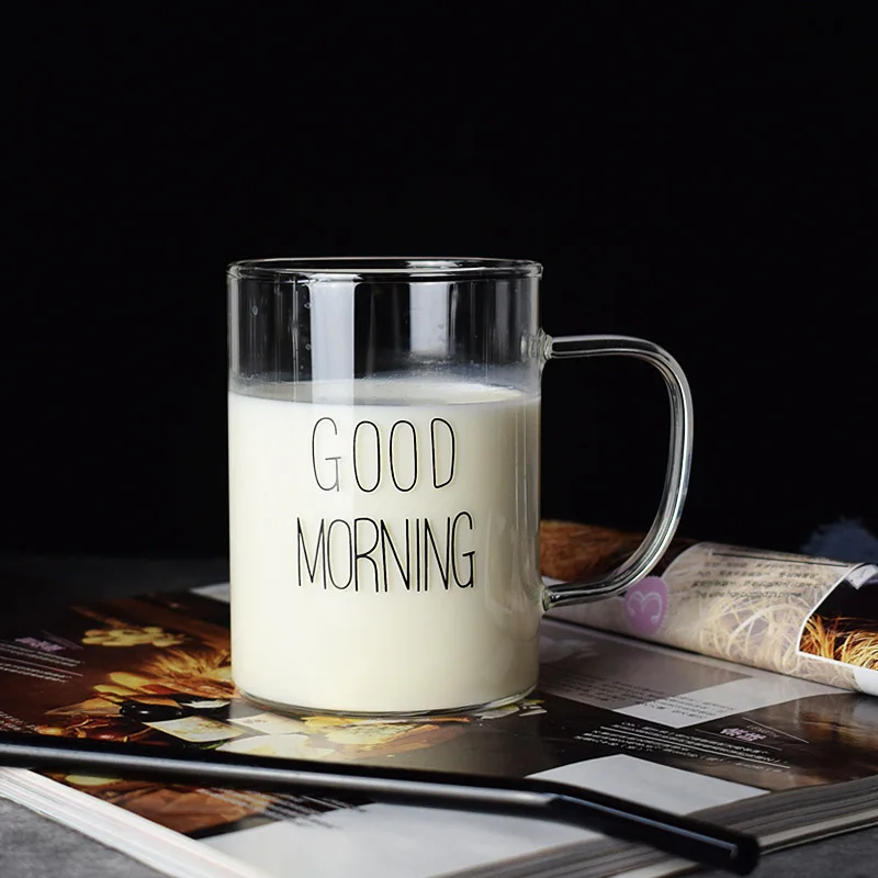 s 400ml Coffee Glass Cup Milk Cup Breakfast Cup Letter Good Morning Cup Cereal Cup
s 400ml Coffee Glass Cup Milk Cup Breakfast Cup Letter Good Morning Cup Cereal Cup