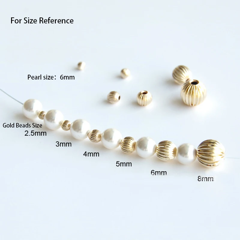 3-6mm 5pcs 14K Gold filled carved ball spacer beads sculpture round pumpkin Beads not fade for making jewelry accessories
3-6mm 5pcs 14K Gold filled carved ball spacer beads sculpture round pumpkin Beads not fade for making jewelry accessories