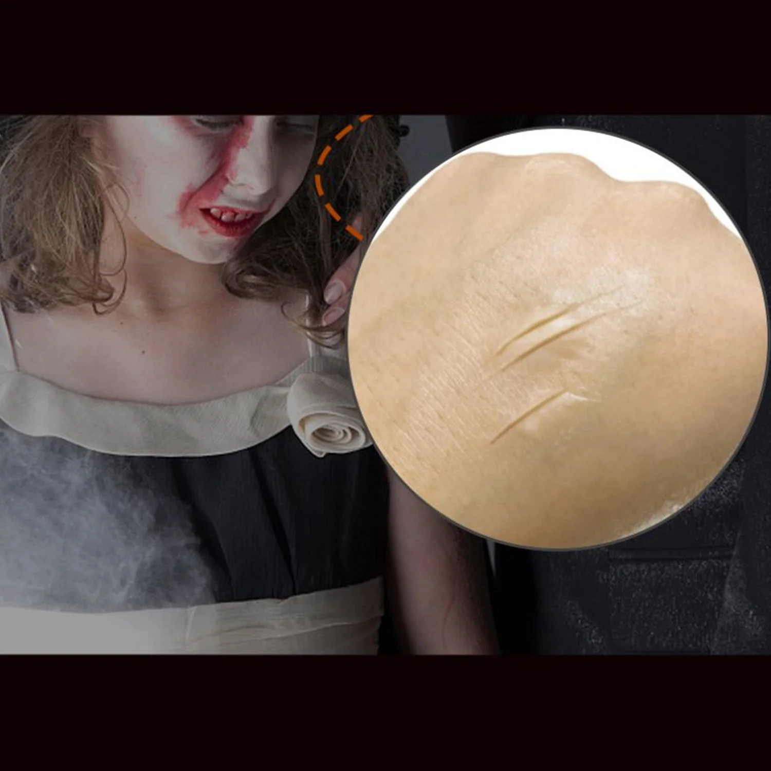 50 г поддельная рана моделирование шрам макияж обработанная воском шпатель для