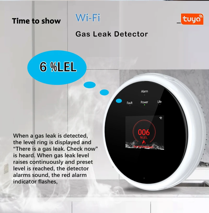Tuya WiFi газовый утечки Сенсор пожарной сигнализации безопасности детектор приложение Управление Безопасность умный дом утечки Сенсор Подде...
Tuya WiFi газовый утечки Сенсор пожарной сигнализации безопасности детектор приложение Управление Безопасность умный дом утечки Сенсор Подде...