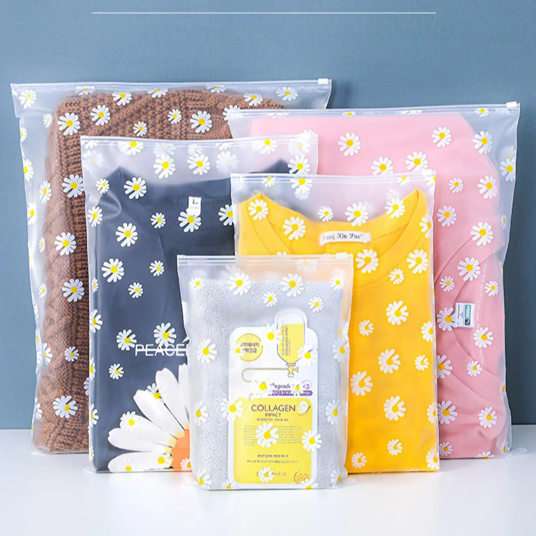 20*28cm /24*35cm /28*40cm /35*45cm /40*50cm 5PCS Thicken Japanese Daisy Waterproof Plastic Bag Zip Bag Transparent PVC Bag
20*28cm /24*35cm /28*40cm /35*45cm /40*50cm 5PCS Thicken Japanese Daisy Waterproof Plastic Bag Zip Bag Transparent PVC Bag