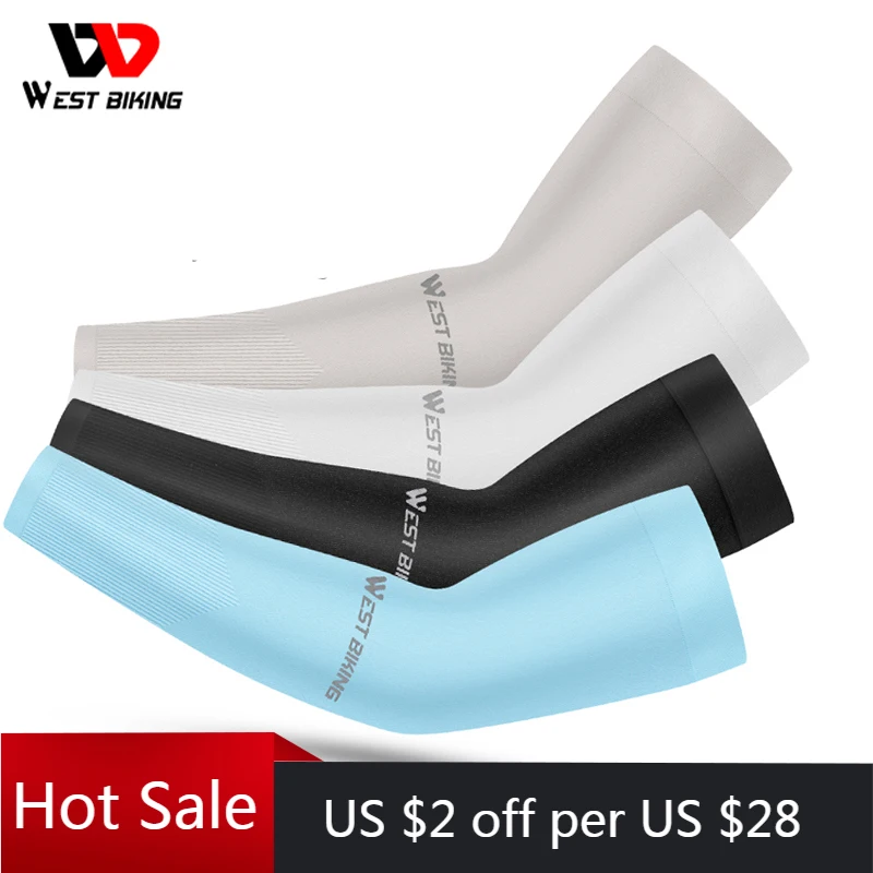 WEST BIKING Cycling Arm Sleeves Protection Summer Ice Silk UV Protection Bicycle Arm Warmers Sport Running Men Women Cover Cuff
WEST BIKING Cycling Arm Sleeves Protection Summer Ice Silk UV Protection Bicycle Arm Warmers Sport Running Men Women Cover Cuff